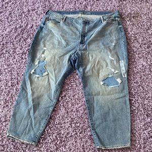 Plus size 28w High rise straight leg jeans